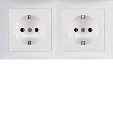Hager Berker S.1/B.3/B.7 Wall Outlet (WCD Switchgear) - 47209909