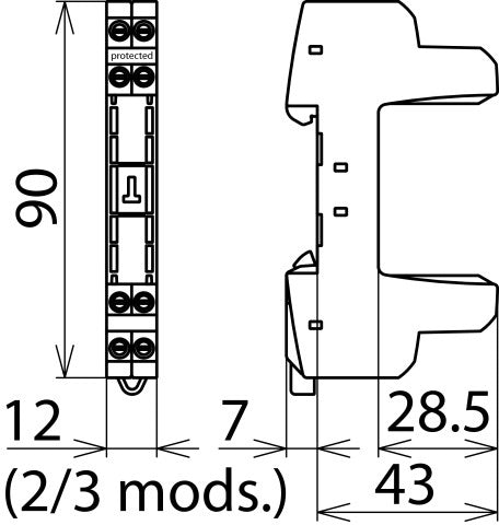 DEHN BLITZDUCTOR Basic Element For Overvoltage arrestor - 920300
