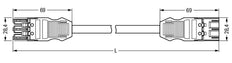 Wago Winsta Midi Patch Cord Adjustable Building Installation - 771-9993/007-201