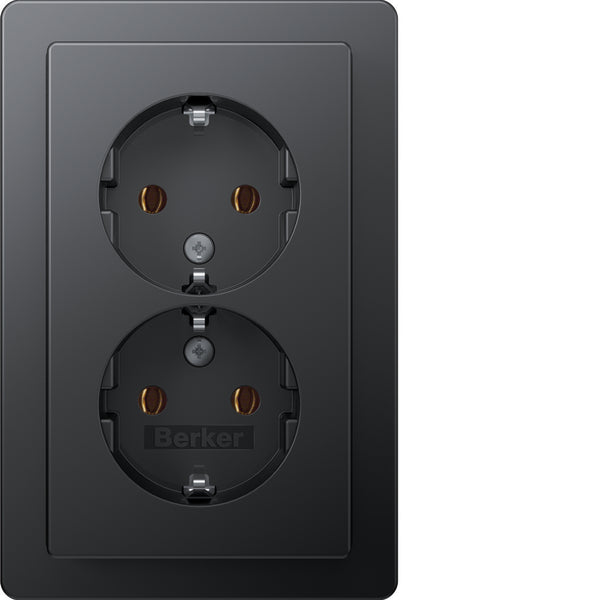 Hager Berker Q.1 Wall Outlet (WCD Switchgear) - 47746086