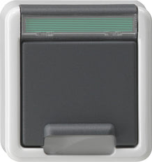 Gira Splash-Proof Surface-Mounted Socket Outlet (WCD Switchgear) - 017535