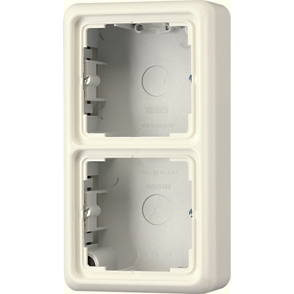 Jung CD500 Surface Mount Box recessed Switchgear - CD582AW