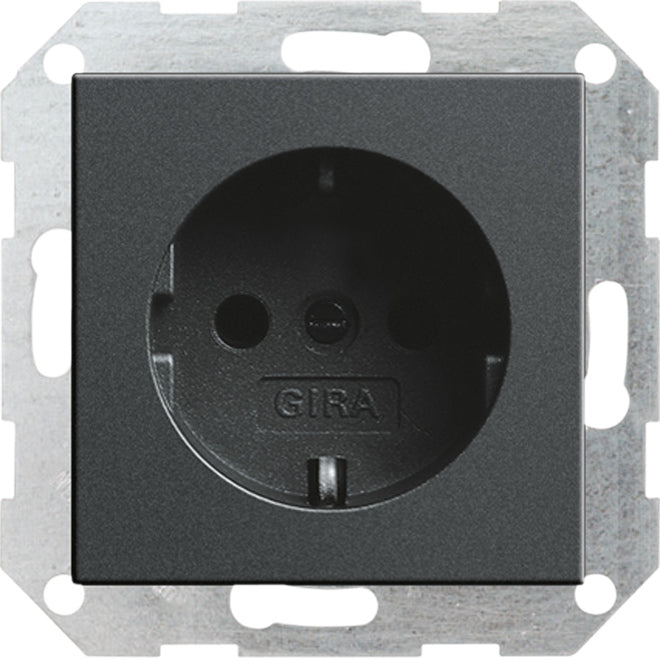 Gira System 55 Wall Socket Outlet (WCD Switchgear) - 018828