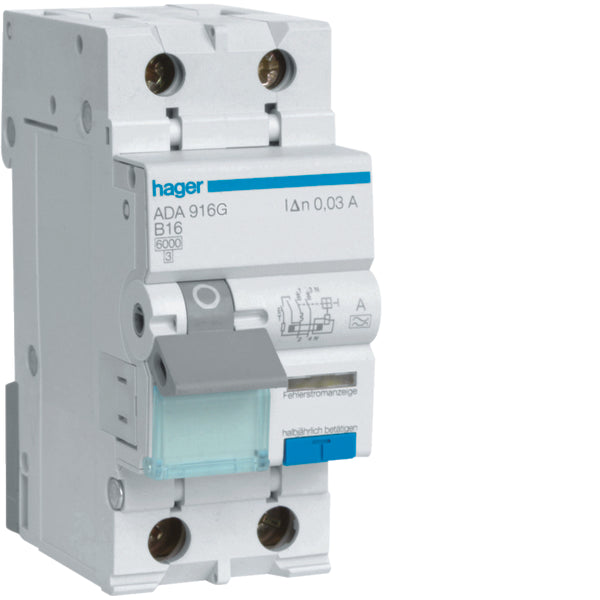 Hager HACO Earth Leakage Circuit Breaker - ADA916G
