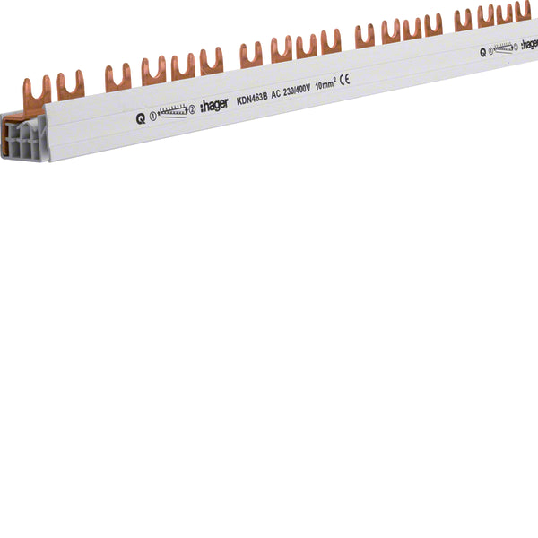 Hager Quickbusbar Kamrail - KDN463B