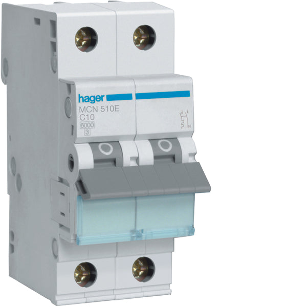 Hager MCN Circuit Breaker - MCN510E