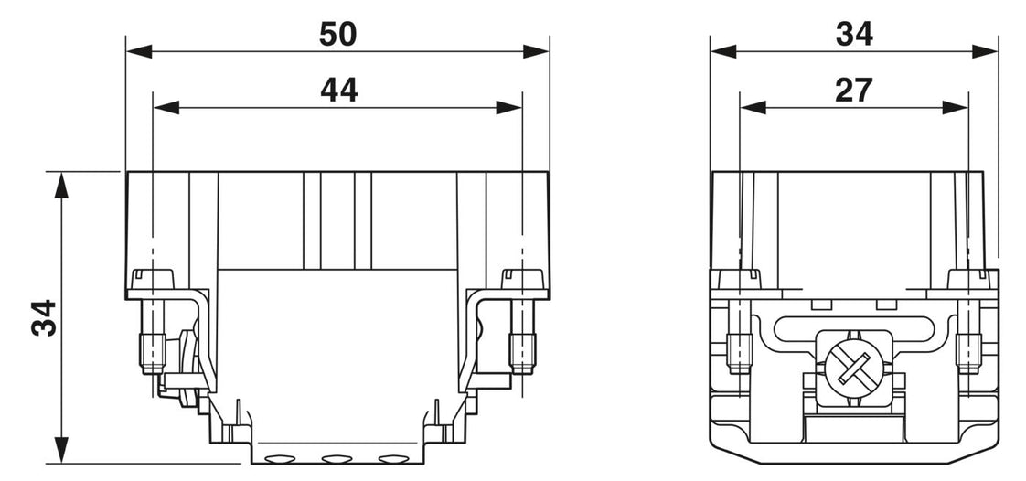 Phoenix Contact HC Contact Block For rectangular Connector - 1407728