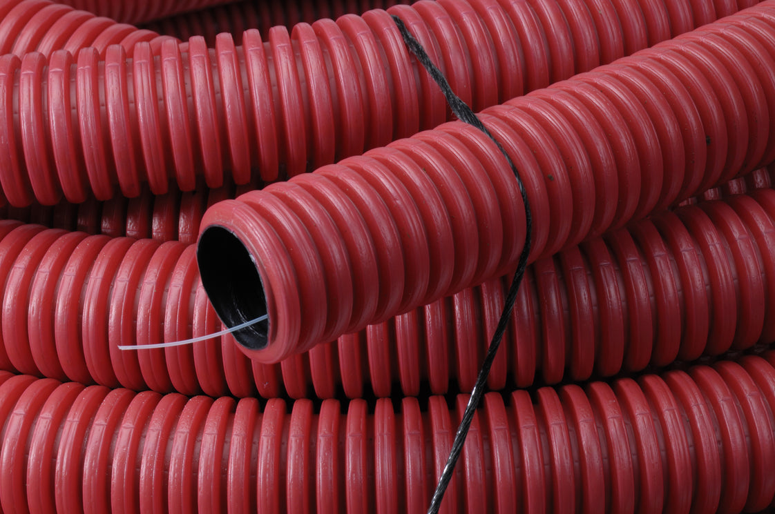 Pipelife Kabelflex Plastic Ribbed Cable Benan -Hose - 1496150092 [50 Meters]