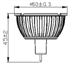 Megaman Dim to warm LED bulb - MM09918