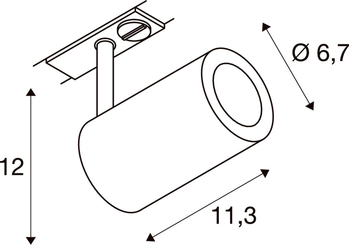 SLV Enola B Downlight Spotlight Floodlight - 1002110