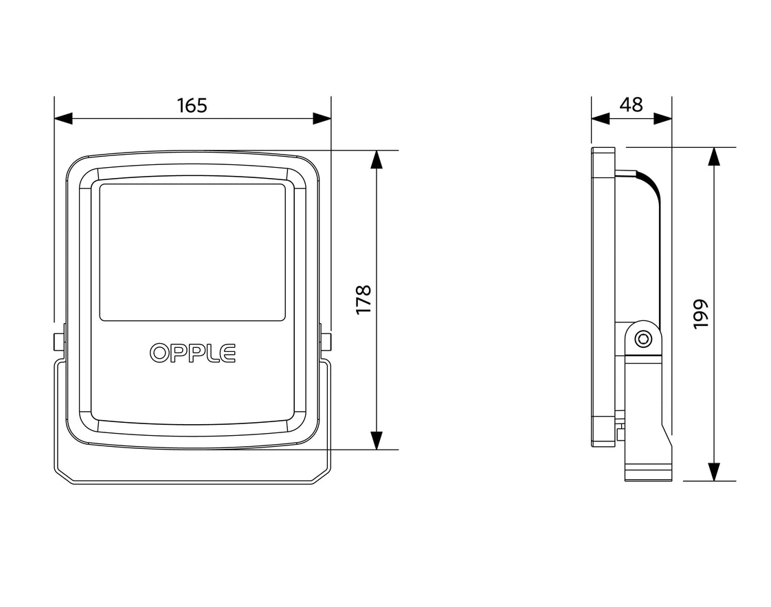 Opple LED Floodlight Downlight/Spotlight/Floodlight - 543017012100