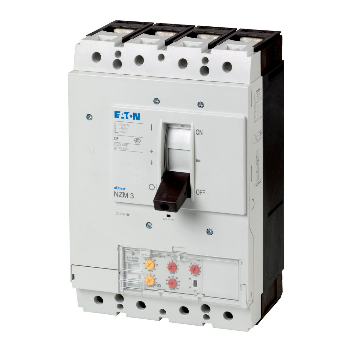 Eaton NZM3 Circuit Breaker 4P 630A 50kA IEC 400A - 265961