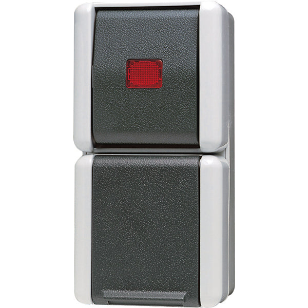 Jung Combination Switch WG800 With Control Lamp - 876KOW