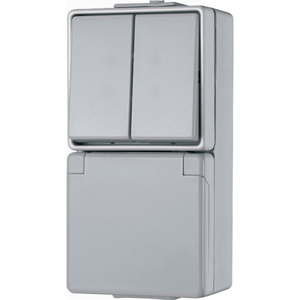 Jung WG600 Combination Series Switch With Socket - 675W