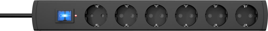 Kopp Universal Plus 6-Way Surge Protector Socket Grey - 233205001
