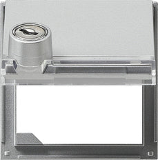 Gira TX44 Switch Cover Plate Aluminium Color - 069765