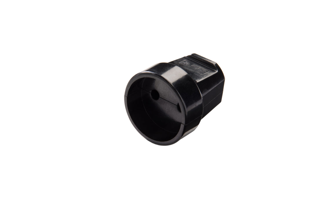 Martin Kaiser MK Coupling Socket 16 Amp Black Unearthed - 632/sw [40 Pieces]