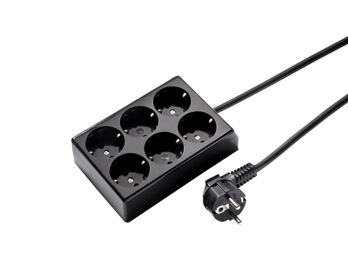 Martin Kaiser 6-Way Socket Earthing Contact With 1.5m Cable - 526ZL/15W/SW [10 Pieces]