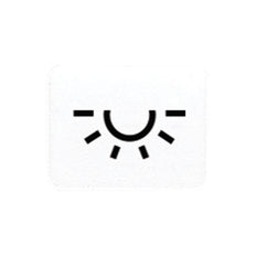 Jung CD500 Light Symbol Insert Alpine White - 33LWW [5 Pieces]