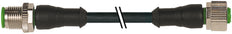 M12 Double-Ended Sensor Cable 5m PUR Black - 7000-40041-6350500