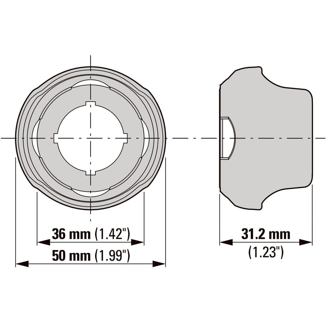 Eaton M22 Emergency Stop Guard Ring IP65 - 198596