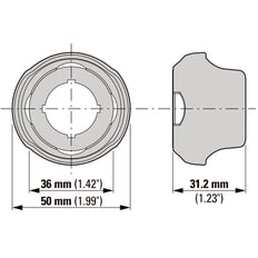 Eaton M22 Emergency Stop Guard Ring IP65 - 198596