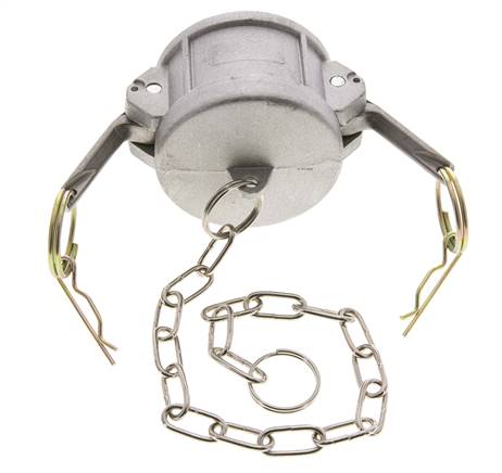 Camlock DN 50 (2'') Aluminium Coupling End Cap Type DC MIL-C-27487