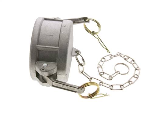Camlock DN 75 (3'') Aluminium Coupling End Cap Type DC MIL-C-27487