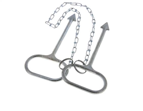 Manhole Hook Opener With Chain