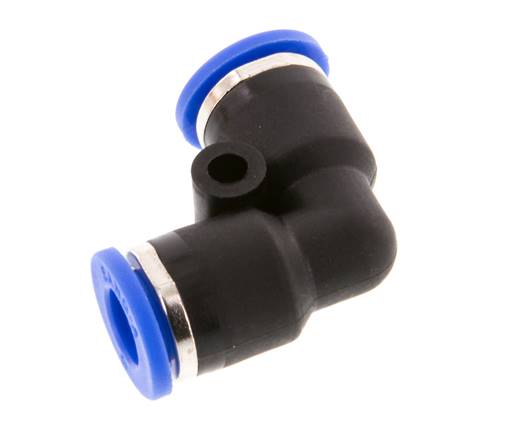 6mm 90deg Elbow Push-in Fitting PA 66 NBR [2 Pieces]