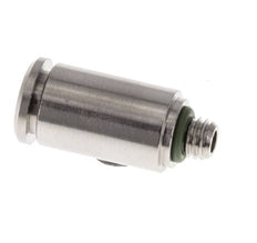 5mm x M 5 Push-in Fitting with Male Threads Brass FKM [2 Pieces]
