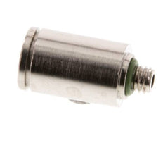 6mm x M 5 Push-in Fitting with Male Threads Brass FKM [2 Pieces]