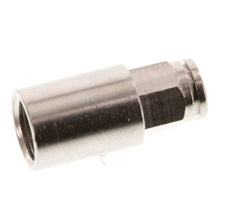 4mm x G1/8'' Push-in Fitting with Female Threads Brass NBR [2 Pieces]