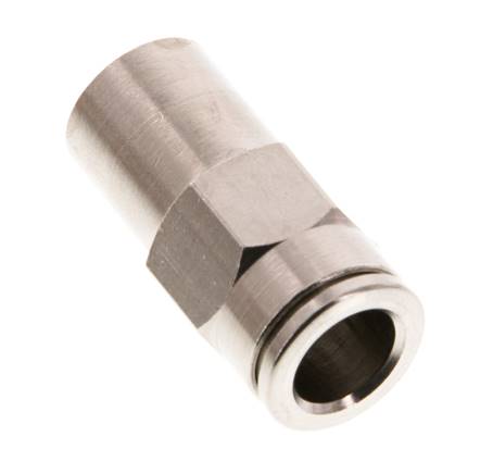 8mm x G1/8'' Push-in Fitting with Female Threads Brass NBR [2 Pieces]