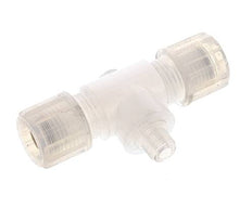 10x8mm & G1/8'' PFA T-Shape Tee Cutting Fitting with Male Threads 10 bar