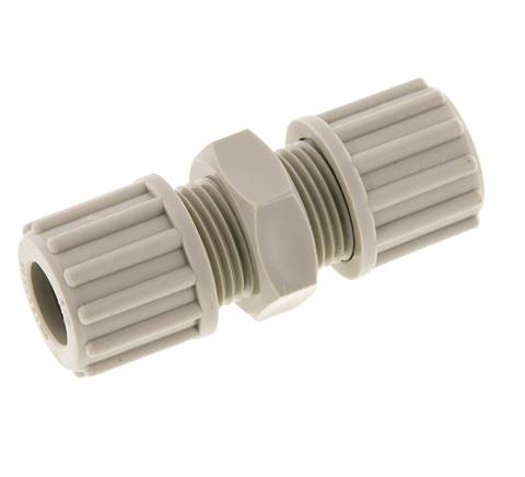 12x10mm PP Straight Compression Fitting 10 bar