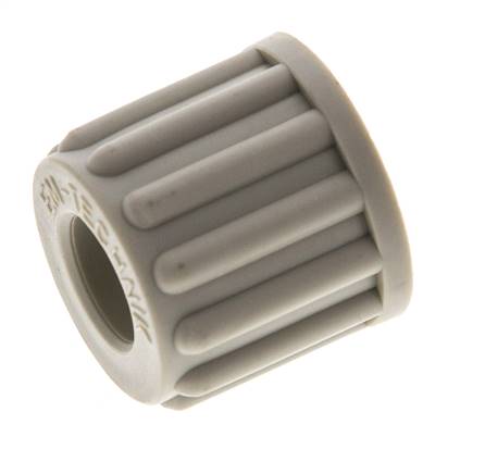 8x6mm (M14x1.5) PP Union Nut Knurled [10 Pieces]