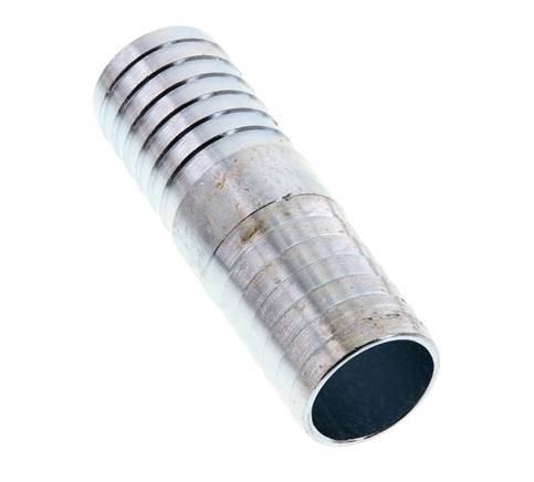 32 mm (1-1/4'') zink plated Steel Hose Connector