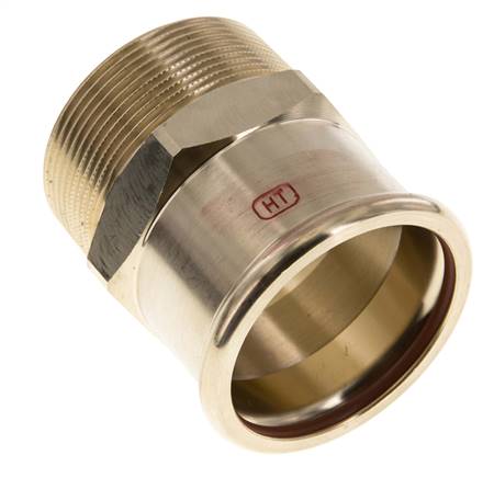Pressfitting - 54mm Innengewinde & R 2'' Außengewinde - Kupferlegierung