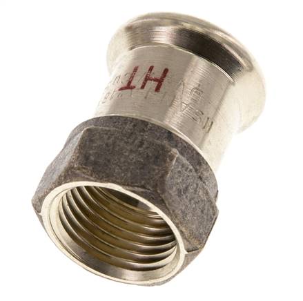 Press Fitting - 18mm Female & Rp 1/2'' Female - Copper alloy