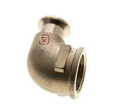 90deg Elbow Press Fitting - 15mm Female & Rp 3/4'' Female - Copper alloy