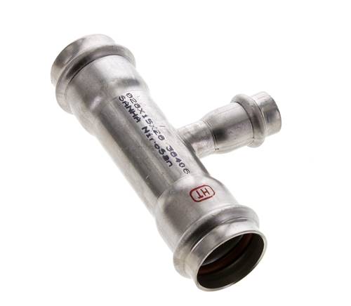 T-Pressfitting - 15mm Innengewinde & 28mm - Edelstahl
