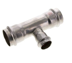 T-Pressfitting - 28mm Innengewinde & 42mm - Edelstahl