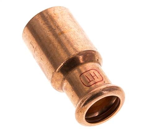 Press Fitting - 18mm Female & 28mm Male - Copper alloy
