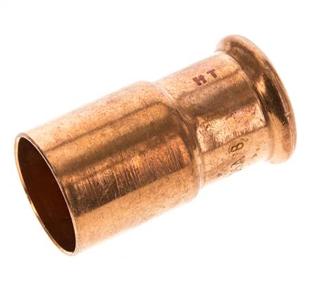 Press Fitting - 28mm Female & 35mm Male - Copper alloy