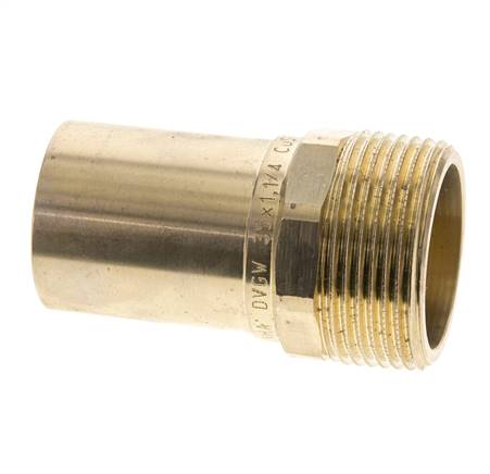 Press Fitting - 35mm Male & R 1-1/4'' Male - Copper alloy