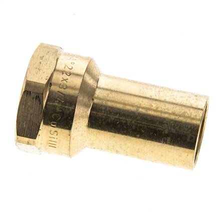 Press Fitting - 22mm Male & Rp 3/4'' Female - Copper alloy