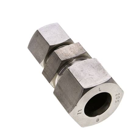 14S & 20S Stainless Steel Straight Cutting Fitting 400 bar ISO 8434-1