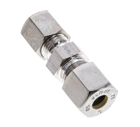 6S & 8S Stainless Steel Straight Compression Fitting 500 bar ISO 8434-1