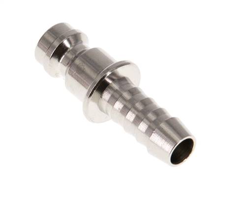 Nickel-plated Brass DN 5 Air Coupling Plug 6 mm Hose Pillar [5 Pieces]